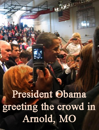 President Obama in Arnold