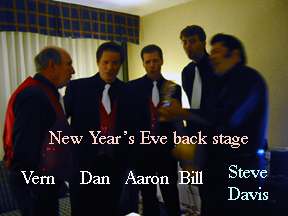 Vern Dan Aaron Bill and Steve backstage